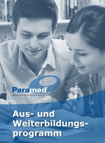 Aus- und Weiterbildungsprogramm - Paramed