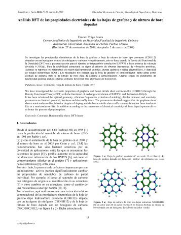 AnÃ¡lisis DFT de las propiedades electrÃ³nicas de las hojas de ...