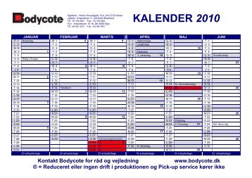 KALENDER 2010