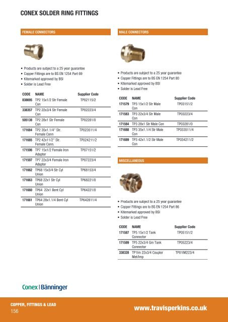 Copper - Travis Perkins