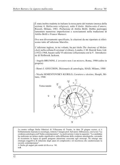 Robert Burton e la signora malinconia - Programmi di astrologia ...