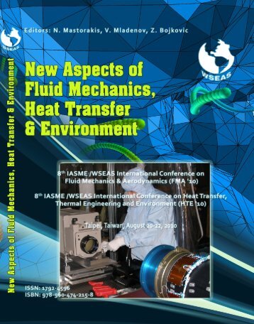 NEW ASPECTS of FLUID MECHANICS, HEAT ... - Wseas.us