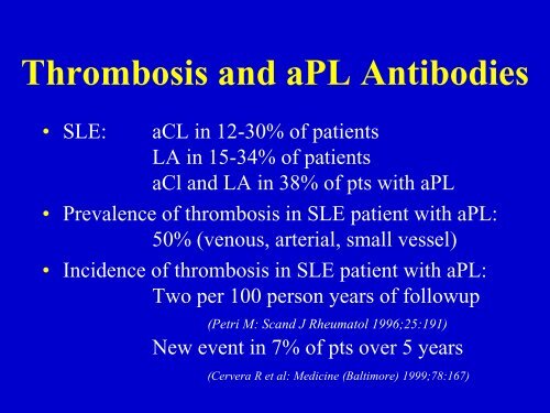 Antiphospholipid Syndrome.