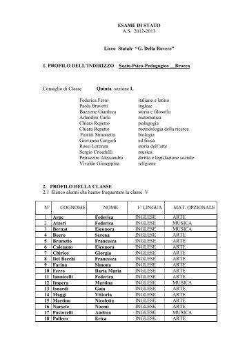 Documento 15 maggio 2011_12 5 L - liceo della rovere