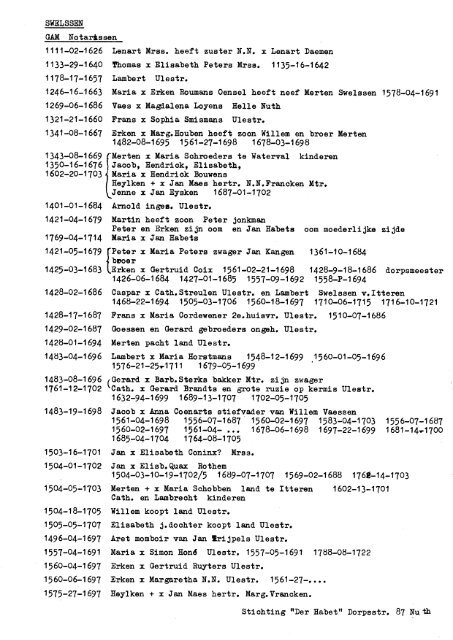 deel S rest - Genealogie in Limburg