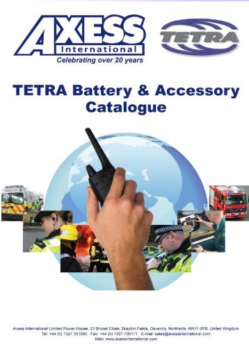 Tetra Catalogue 2008.pub - Axess International Ltd