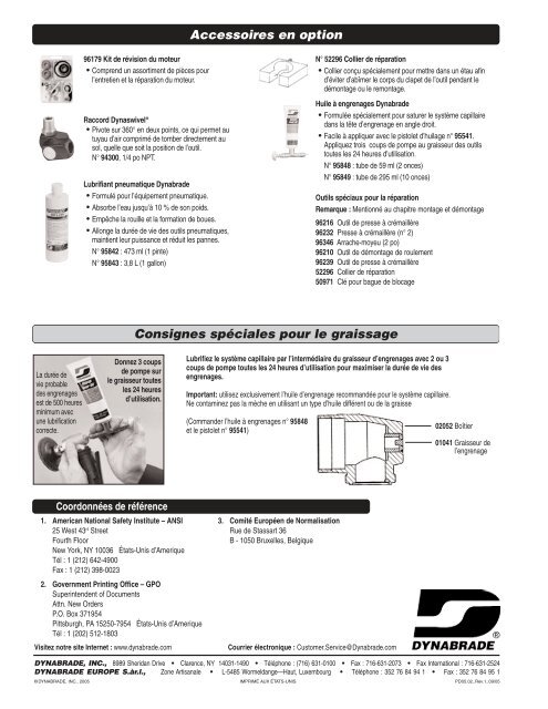 Mini ponceuse excentrique Ã  angle droit ... - Dynabrade Inc.