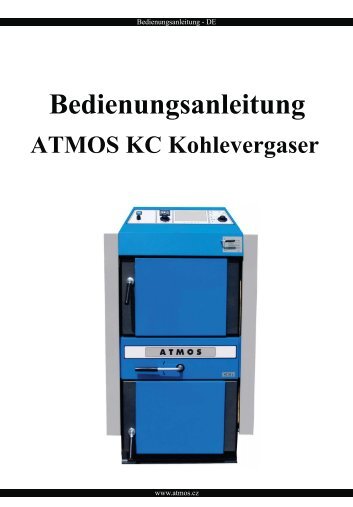 Bedienungsanleitung ATMOS KC Serie - Killus Technik