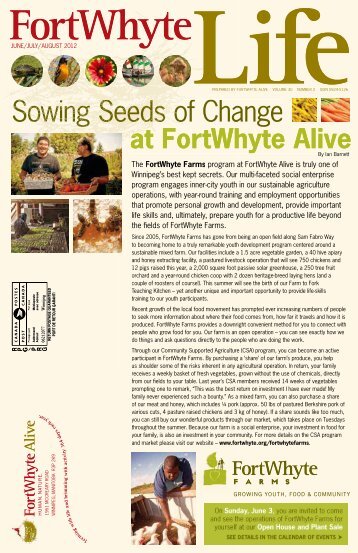 Sowing Seeds of Change Sowing Seeds of ... - FortWhyte Alive