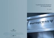 Le grand pressoir Europress de Scharfenberger. - Euromachines