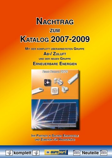 KATALOG 2007-2009 - Hans Krempl Haustechnik GmbH