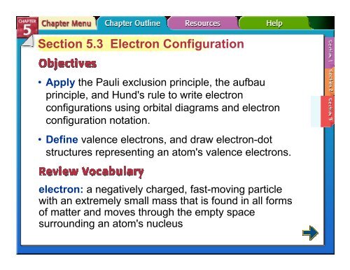 Section 5.3 Electron Configuration