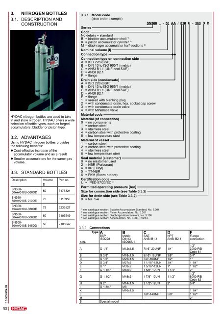 Hydraulic Accumulator With Back-Up Nitrogen Bottles - Hasmak.com.tr