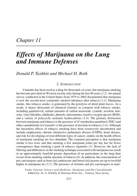 Marijuana and the Cannabinoids