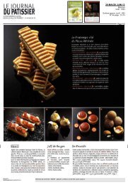 Tradition ou Innovation ? Millefeuille - journal du patissier