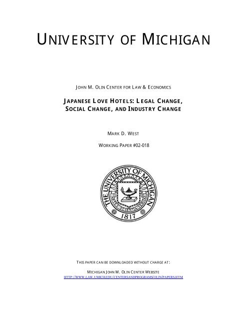 Japanese Love Hotels The University Of Michigan Law School Japanese Love Hotels The University Of Michigan Law School