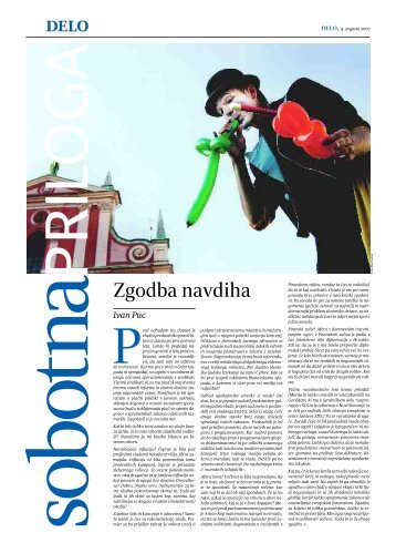Zgodba navdiha - Glas Slovenije