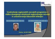 Vrednotenje regionalnih razvojnih programov z vidika ... - ZRC SAZU