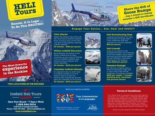 Icefield Heli Tours