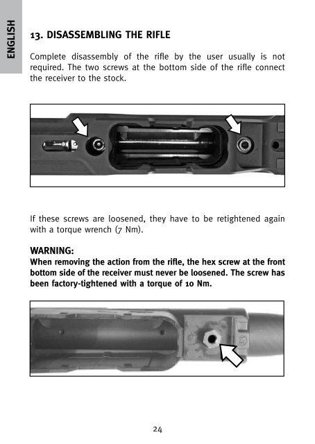 INSTRUCTIONS FOR USE BETRIEBSANLEITUNG