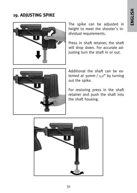 INSTRUCTIONS FOR USE BETRIEBSANLEITUNG