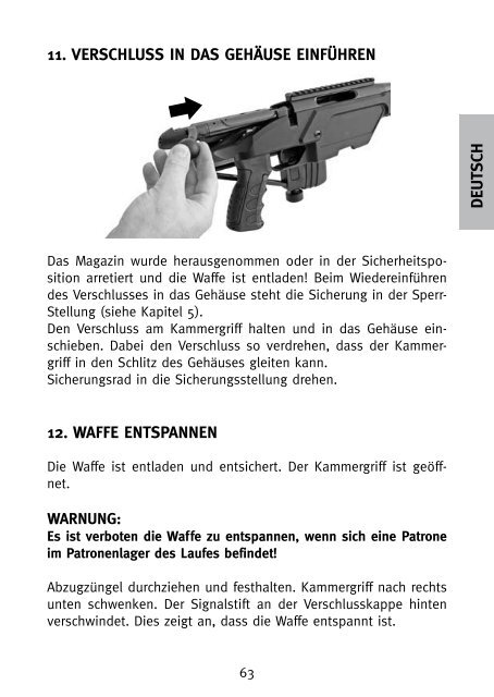 INSTRUCTIONS FOR USE BETRIEBSANLEITUNG