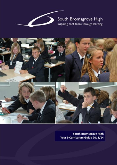 Year 9 Curriculum Guide - South Bromsgrove High School ...