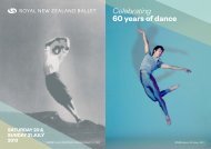 Celebrating 60 years of dance - Royal New Zealand Ballet