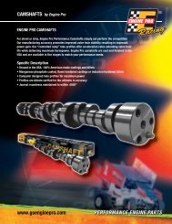 Camshafts - Engine Pro