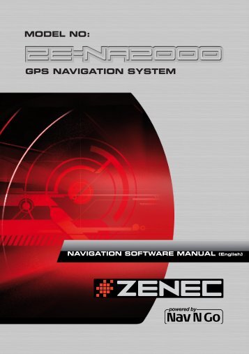 MODEL NO: GPS NAVIGATION SYSTEM - Zenec