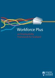 Workforce Plus - an Employability Framework for Scotland - Scottish ...