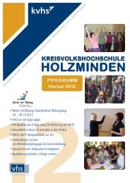 Ihr Spezialist für Busreisen - Kreisvolkshochschule Holzminden