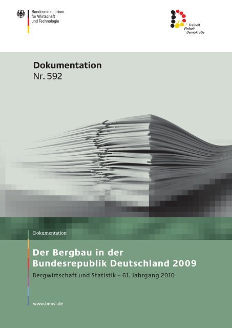 Der Bergbau in der Bundesrepublik Deutschland 2009 - LBGR