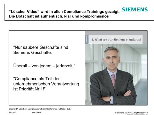 Siemens Compliance Programm â ein Change Management Prozess