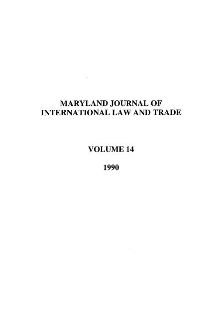 journal - University of Maryland School of Law