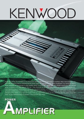 Open PDF (707 KB) - Kenwood