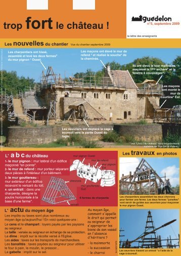 "Trop fort le château !" N°5 - Guédelon