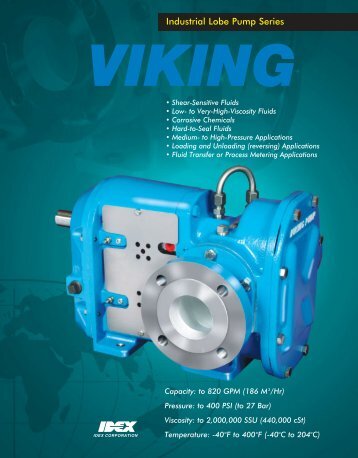 Viking Pump RL Industrial Lobe Pump
