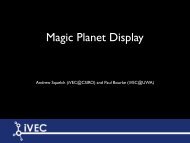 Magic Planet Display - iVEC