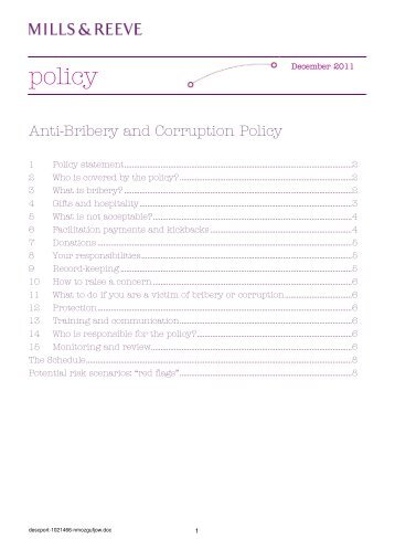 to view our anti-bribery and corruption policy. - Mills & Reeve