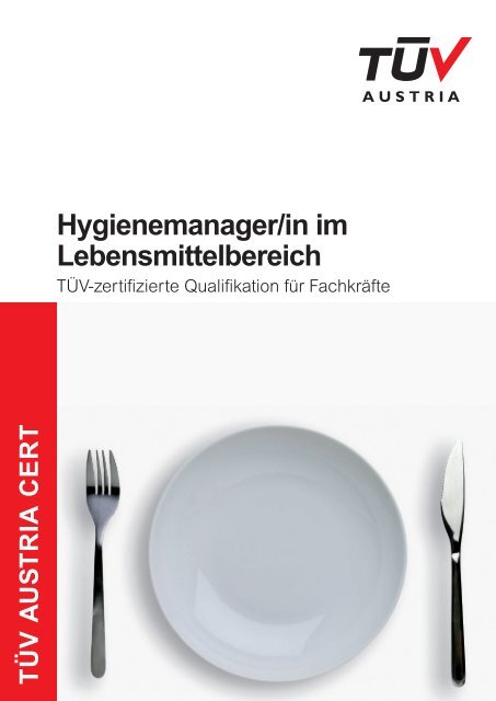 Hygienemanager/in im Lebensmittelbereich