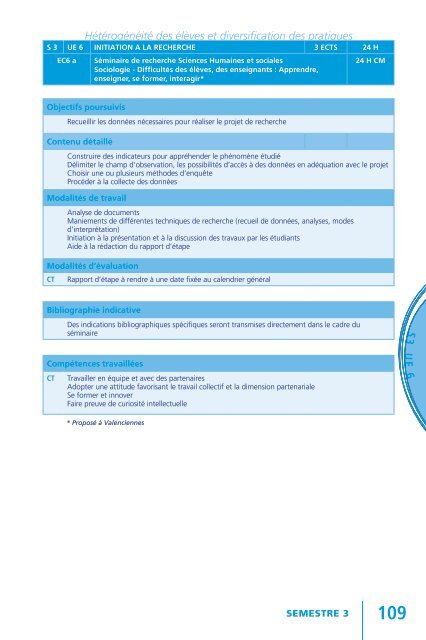 Semestre 2 - IUFM