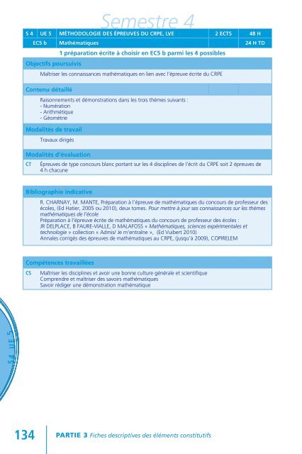 Semestre 2 - IUFM