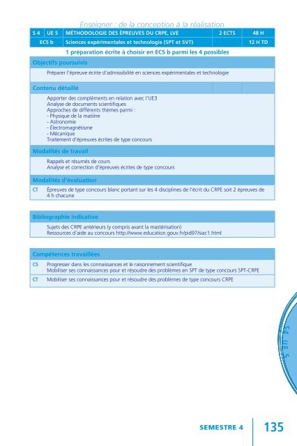 Semestre 2 - IUFM