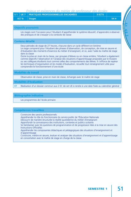 Semestre 2 - IUFM