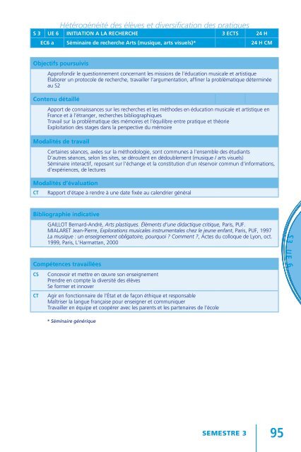 Semestre 2 - IUFM