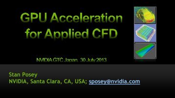 CFD - GPU Technology Conference