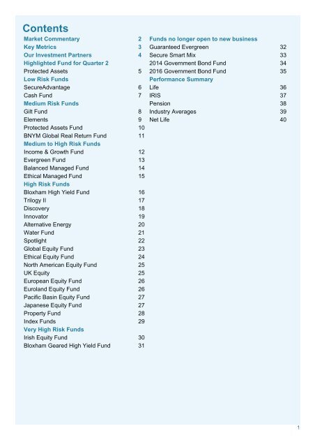 ethical equity fund - New Ireland Assurance