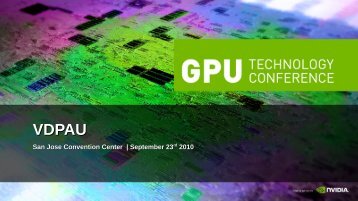 GPU-accelerated video decoding - Nvidia