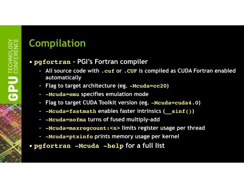 with CUDA Fortran